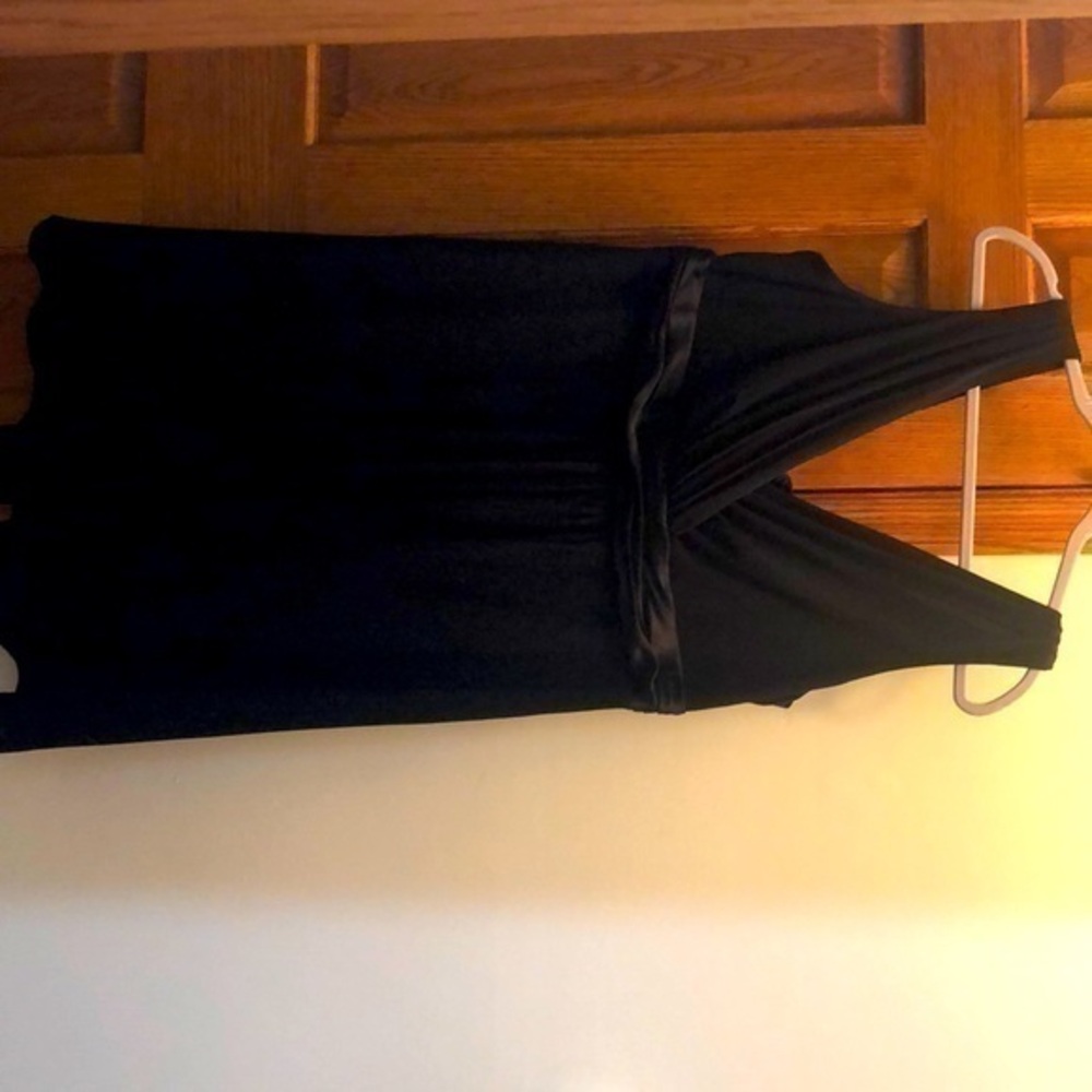 Davids bridal size 18 black dress